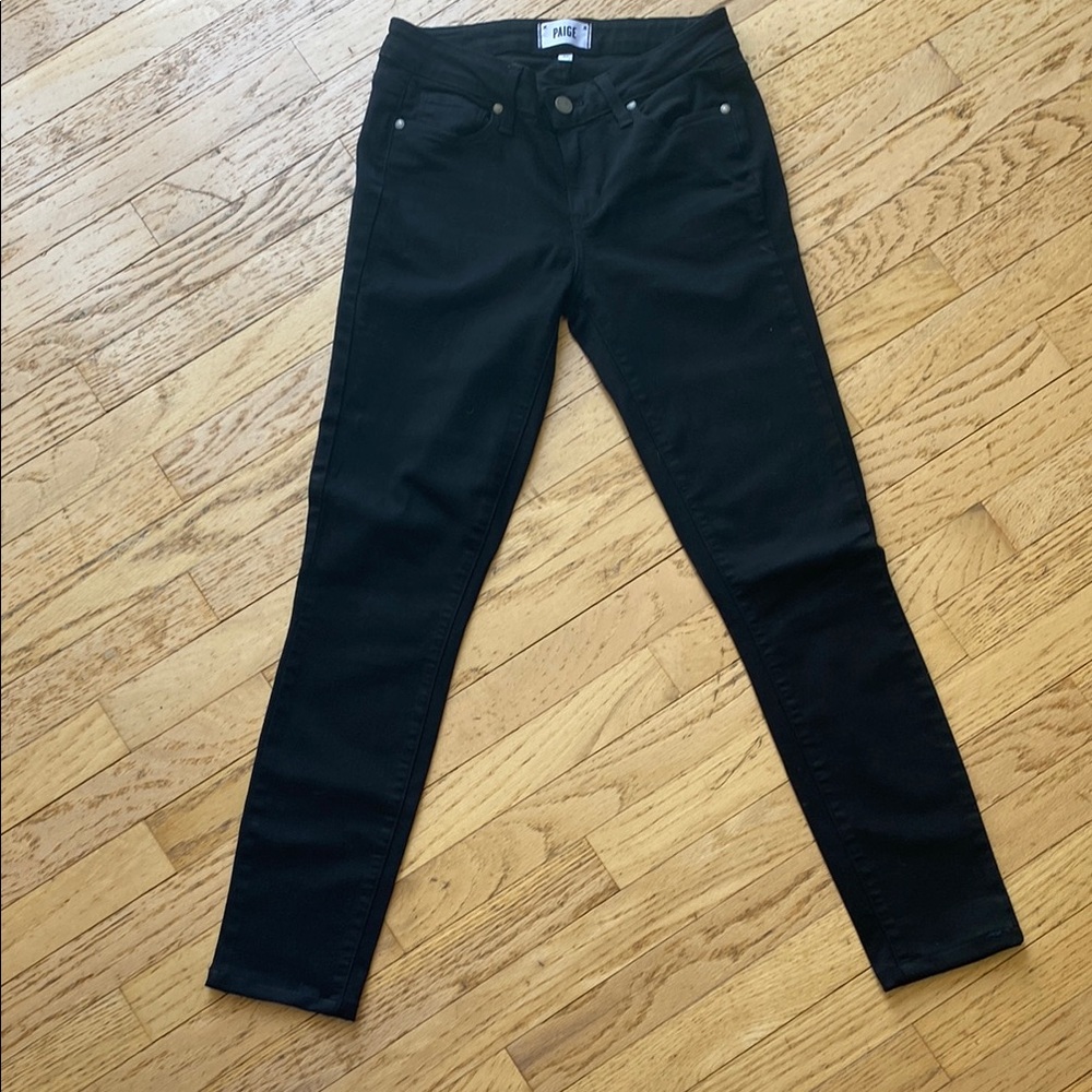 Paige Black Skinny Jeans size 27